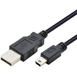 Cable TB USB - Mini USB 1m. black