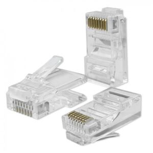 Qoltec RJ45 modular connector CAT6 UTP Gold-plated contacts 100 pieces