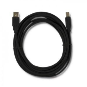 Cable Qoltec USB-A 2.0 to USB-B 5 M black