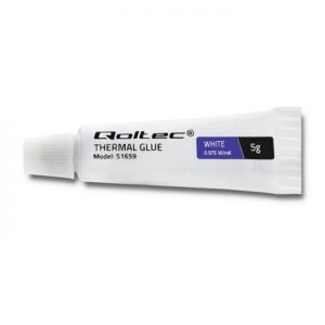 Qoltec Thermal glue 0.975 W/m-K 5g White