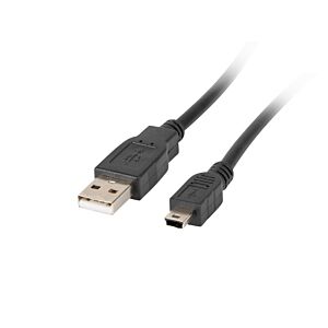 Cable Lanberg USB 2.0 mini AM-BM5P 1.8M black