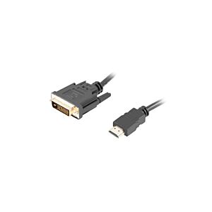 Cable Lanberg HDMI(M)-DVI-D(M) DUAL LINK 1.8 M black