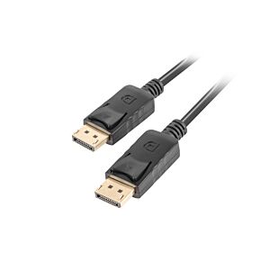 0.5m Cable Lanberg DisplayPort M/M 4K 1.8M black