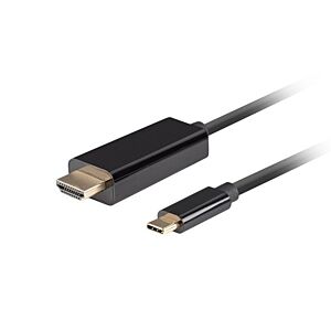 Cable  Lanberg USB-C(M)->HDMI(M) 4K 60HZ 3M black