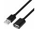 USB extension cable USB AM-AF 1.8 m black