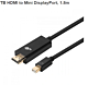 Cable TB adaptor HDMI - mini DisplayPort 1,8 m black