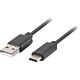 Lanberg Cable USB CM - AM 2.0 0.5m black