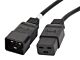 Power cord extension cable Lanberg  IEC 320 C19 - C20 VDE 1.8M VDE black