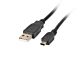 Cable Lanberg USB 2.0 mini AM-BM5P 1.8M black