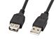 Lanberg Extension cable USB 2.0 AM-AF black 1.8M